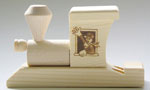 PINE LITTLE STEAM ENGINE TWO TONE WHISTLE
