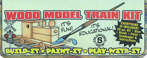 Wood Model Train Kit